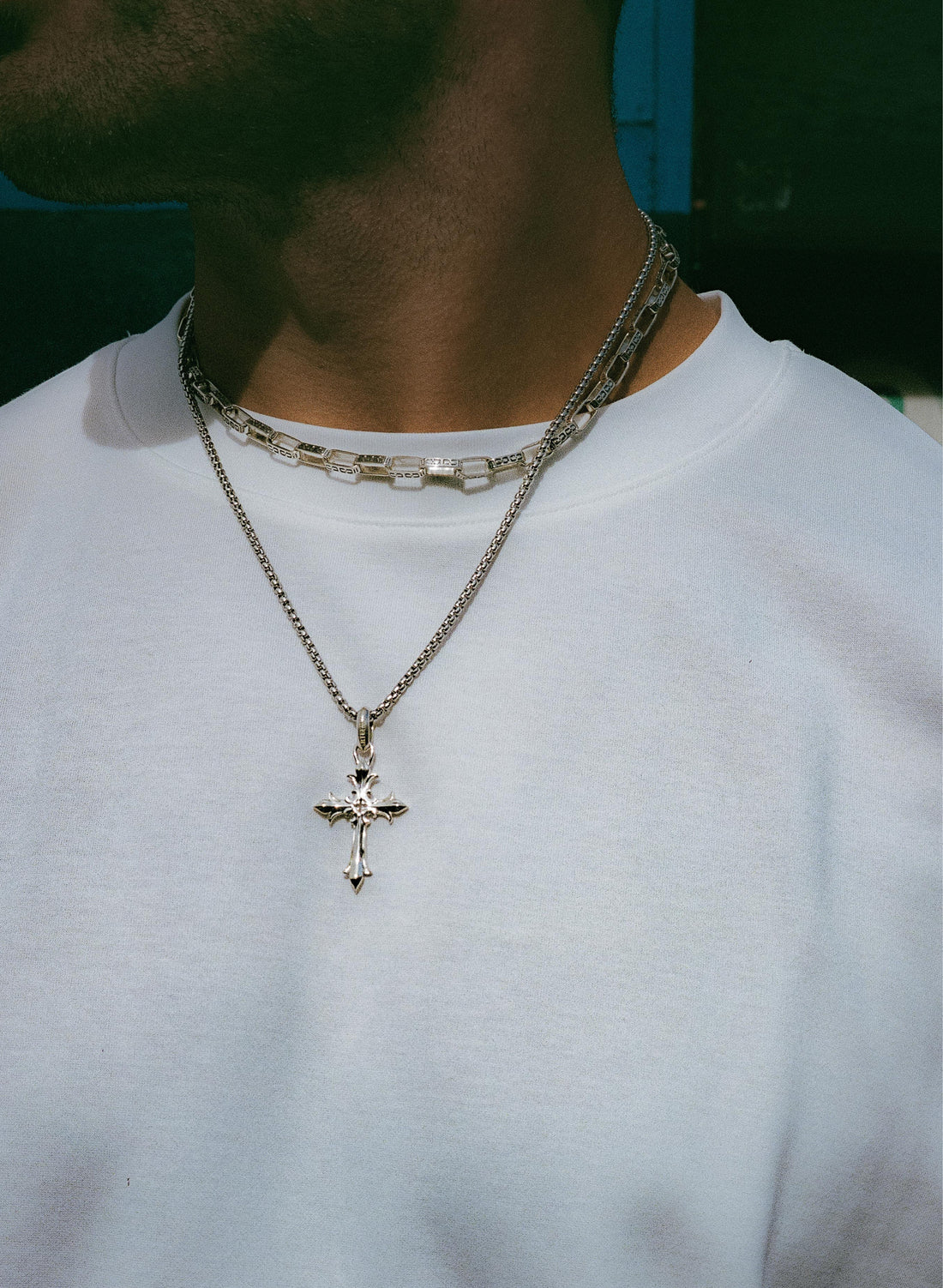 Tracery Cross Pendant