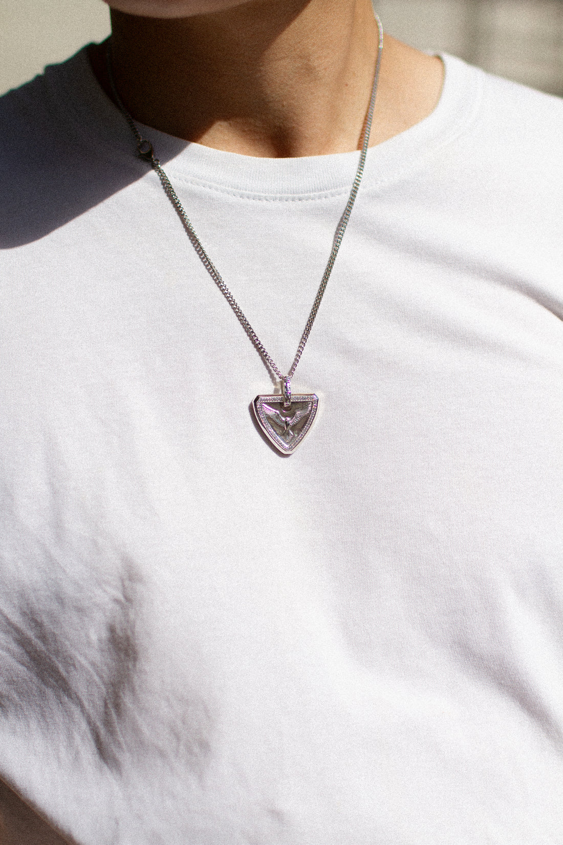 Phoenix Moissanite Pendant