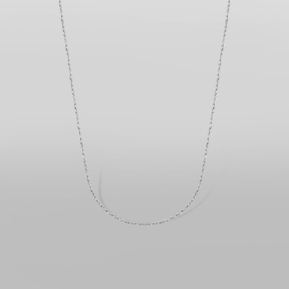 Diamond-Cut Rope Chain
