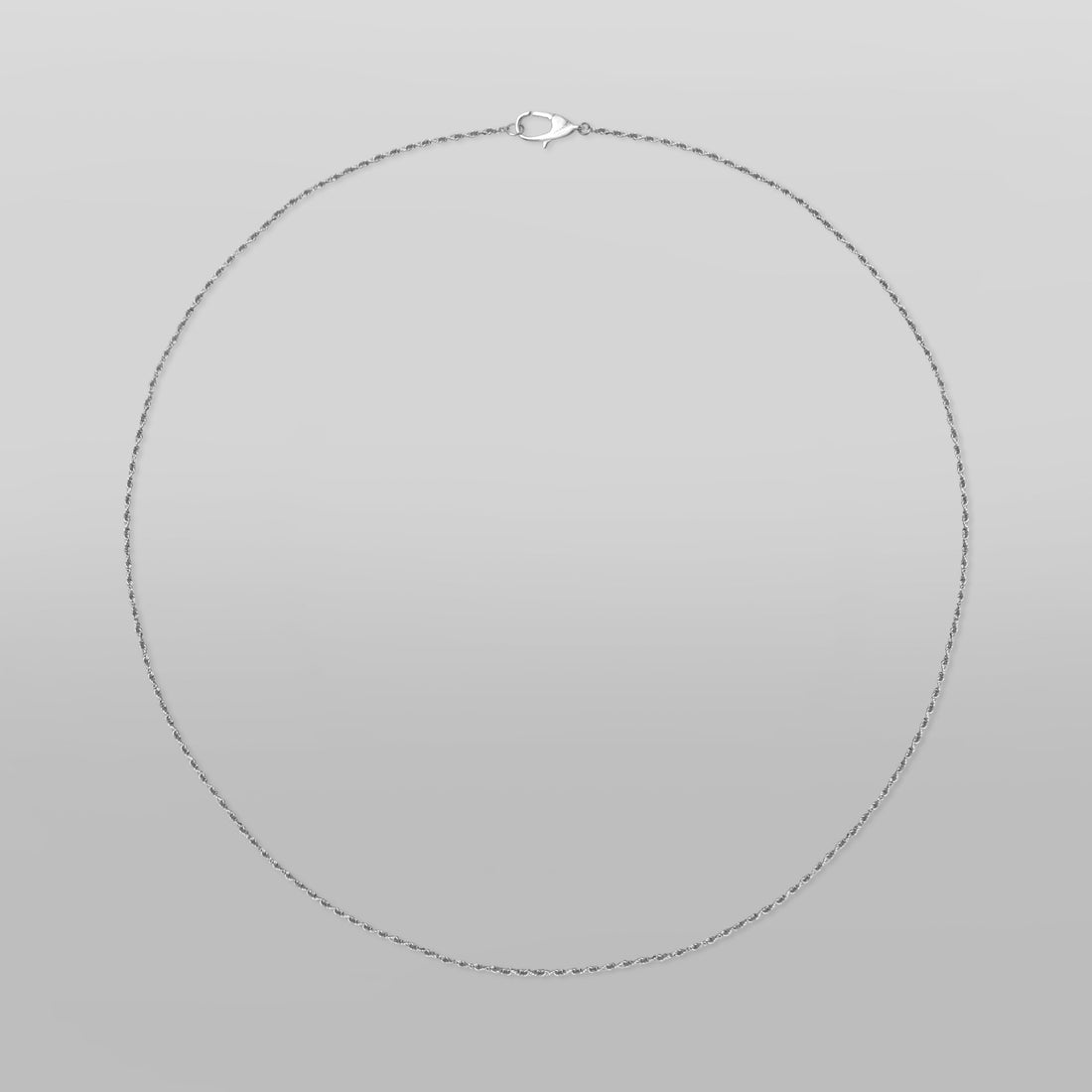Diamond-Cut Rope Chain
