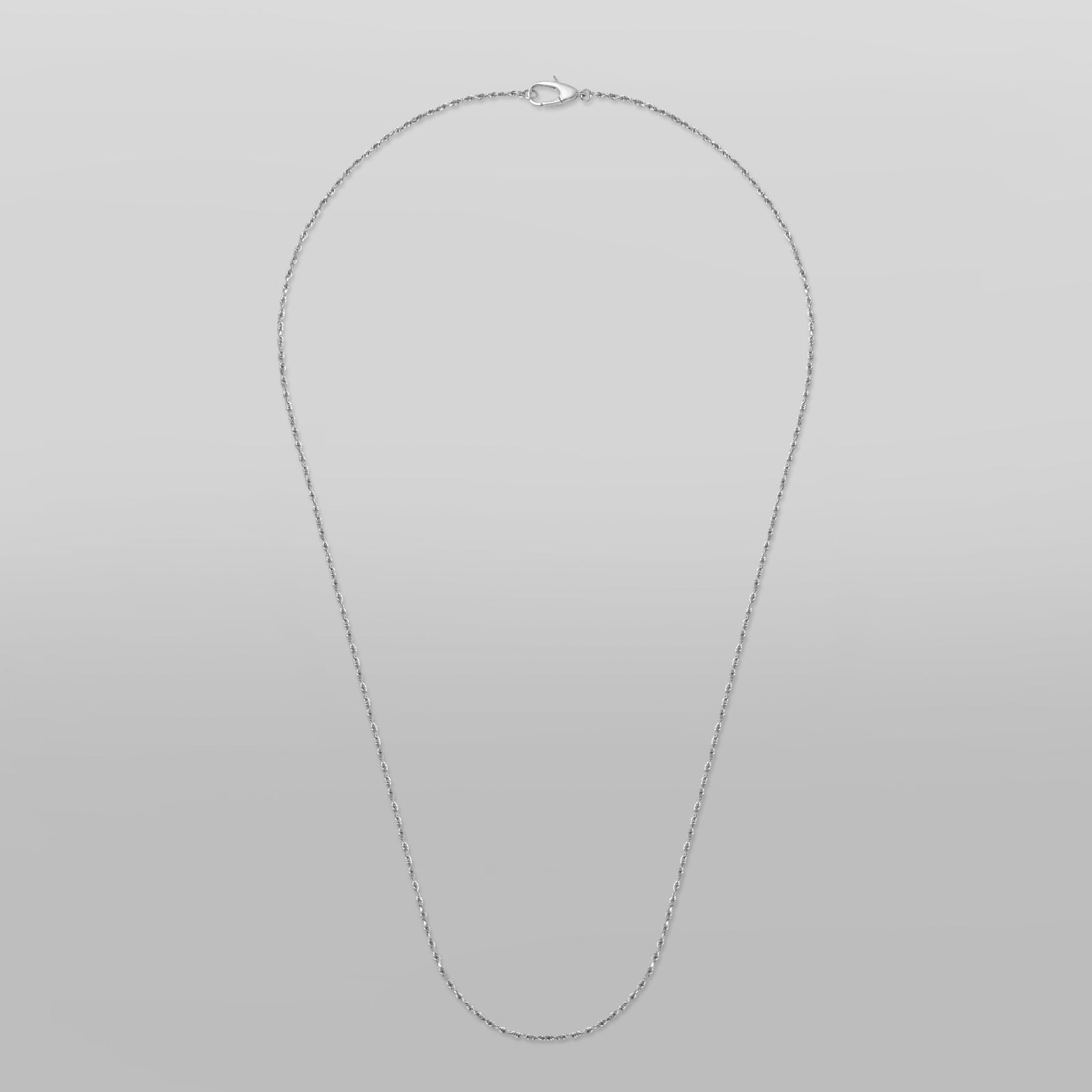 Diamond-Cut Rope Chain