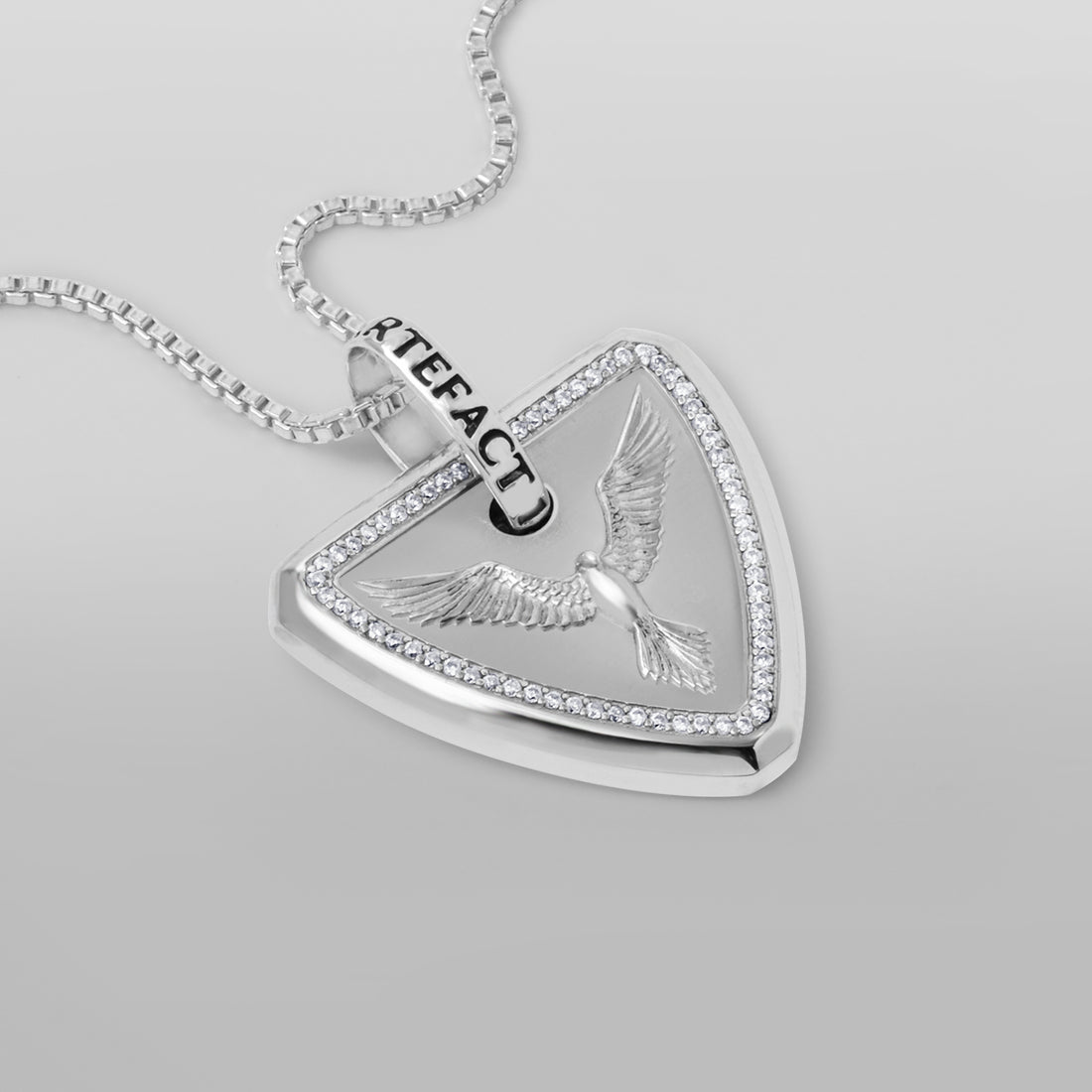Phoenix Moissanite Pendant