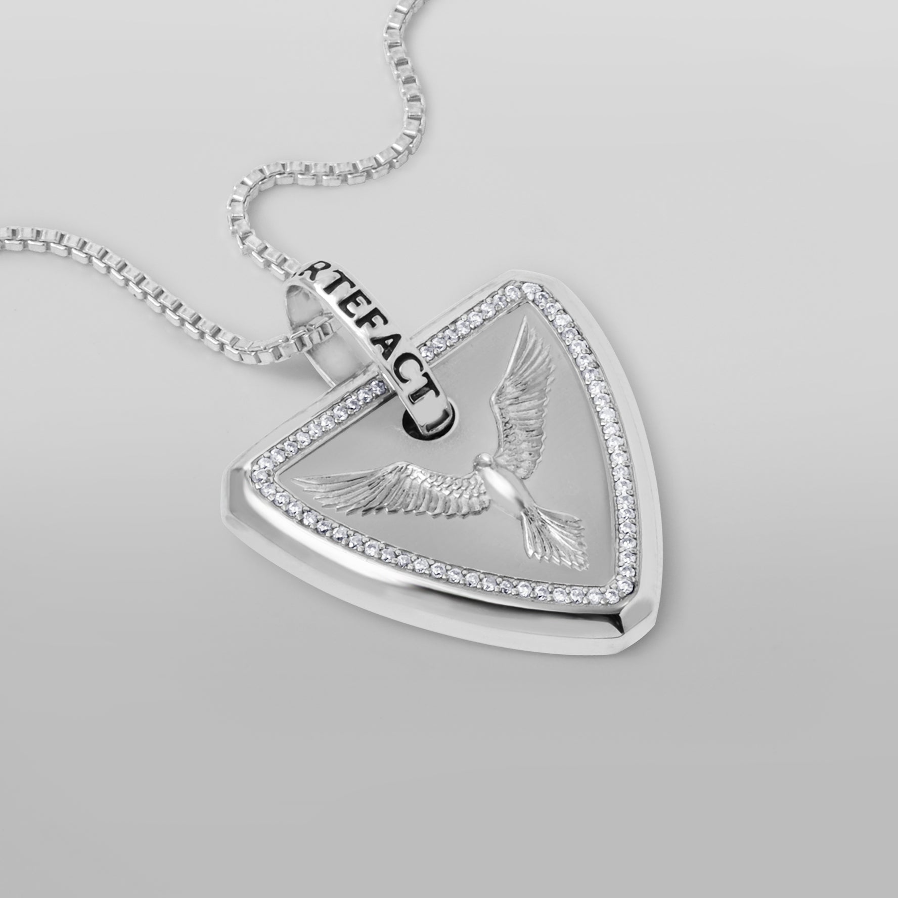 Phoenix Moissanite Pendant