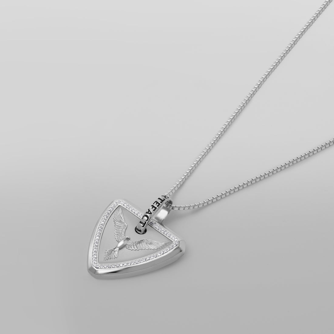 Phoenix Moissanite Pendant