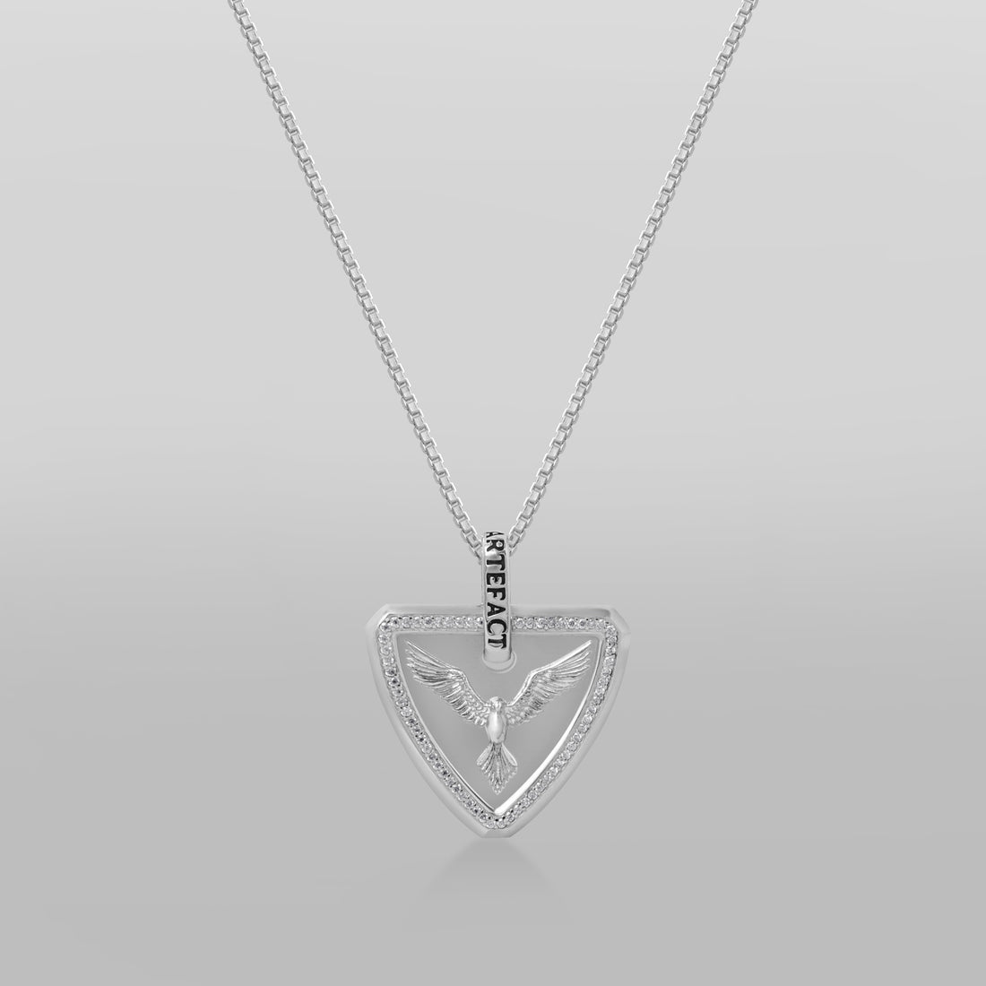 Phoenix Moissanite Pendant