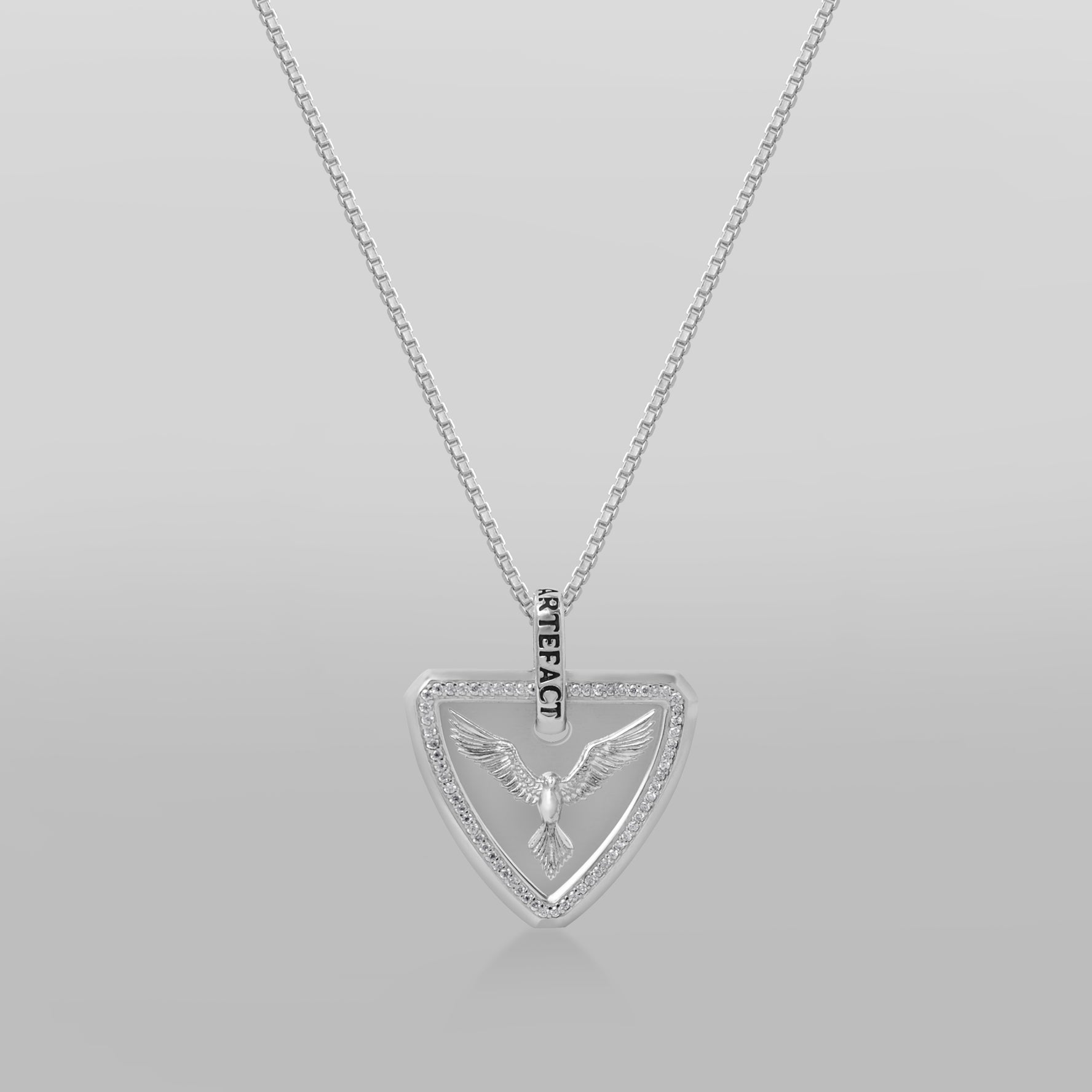 Phoenix Moissanite Pendant