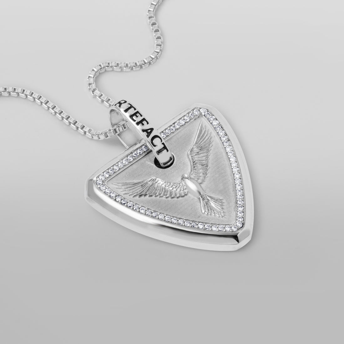 Phoenix Moissanite Pendant