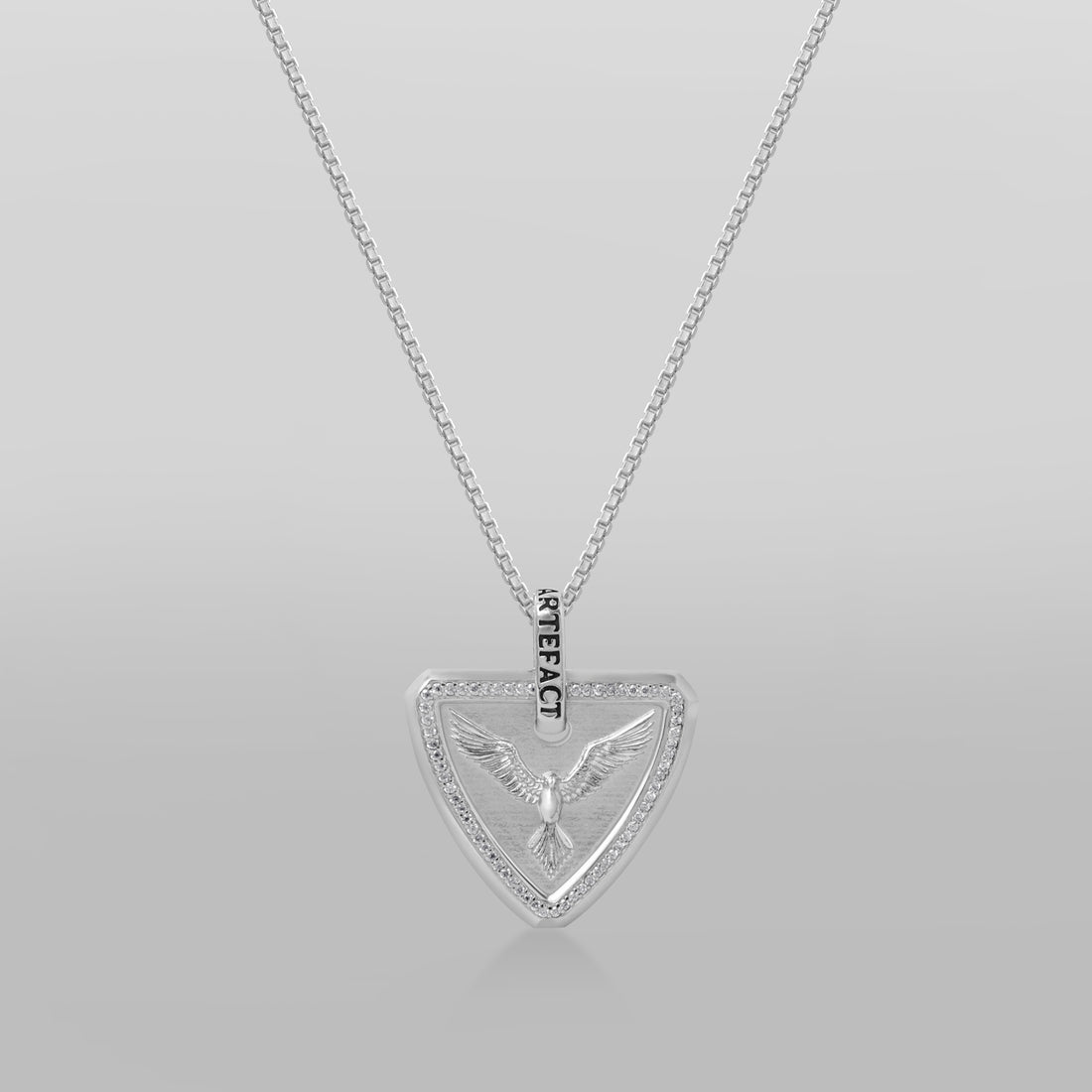 Phoenix Moissanite Pendant