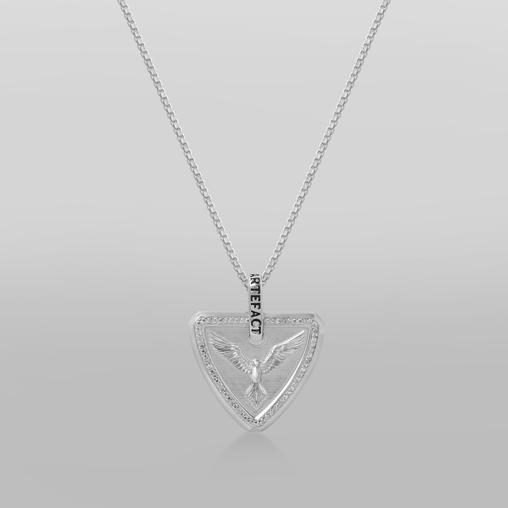 Phoenix Moissanite Pendant